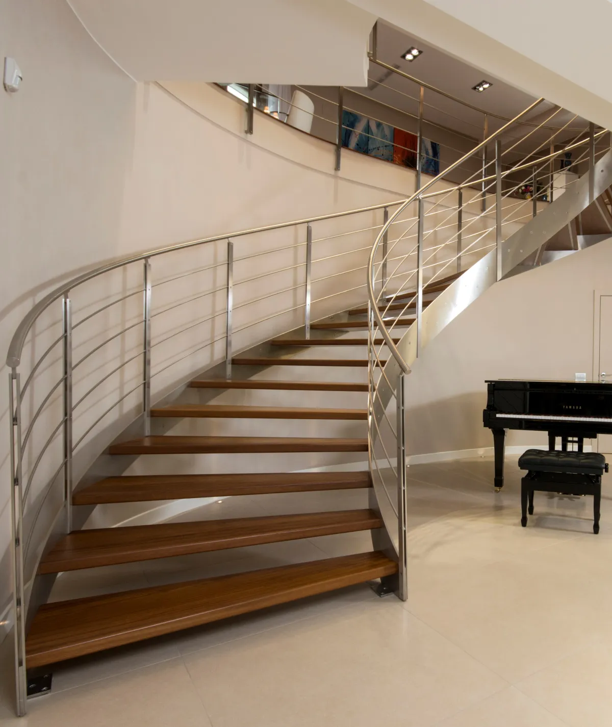 Self-supporting metal staircase modello - STM 01